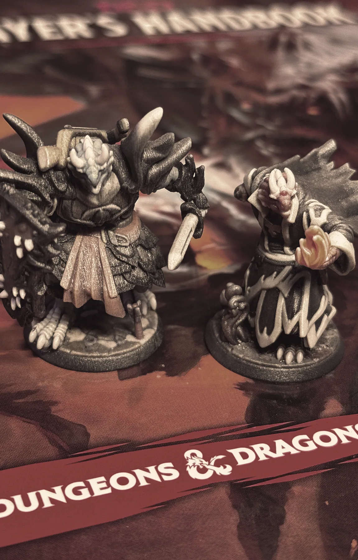 Painted Dungeons & Dragons miniatures