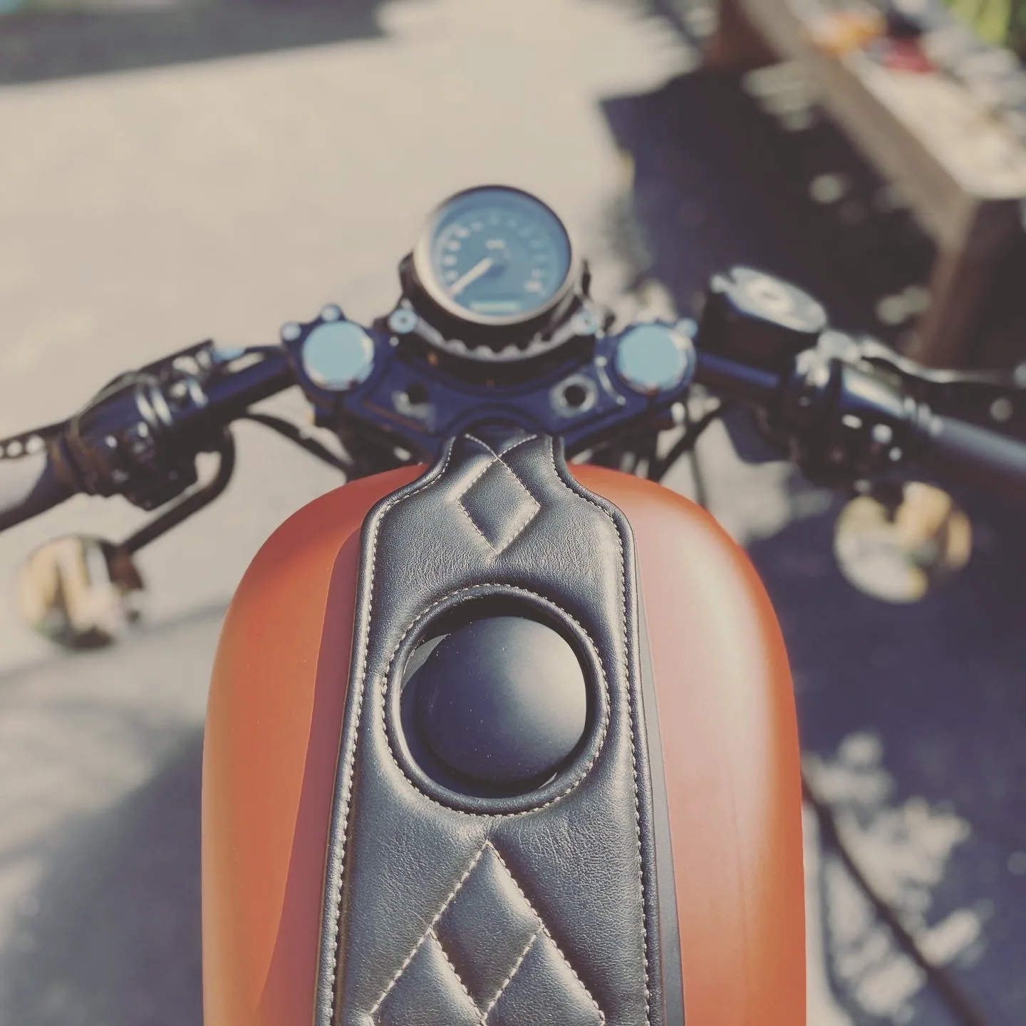 Custom tank and stitched cover