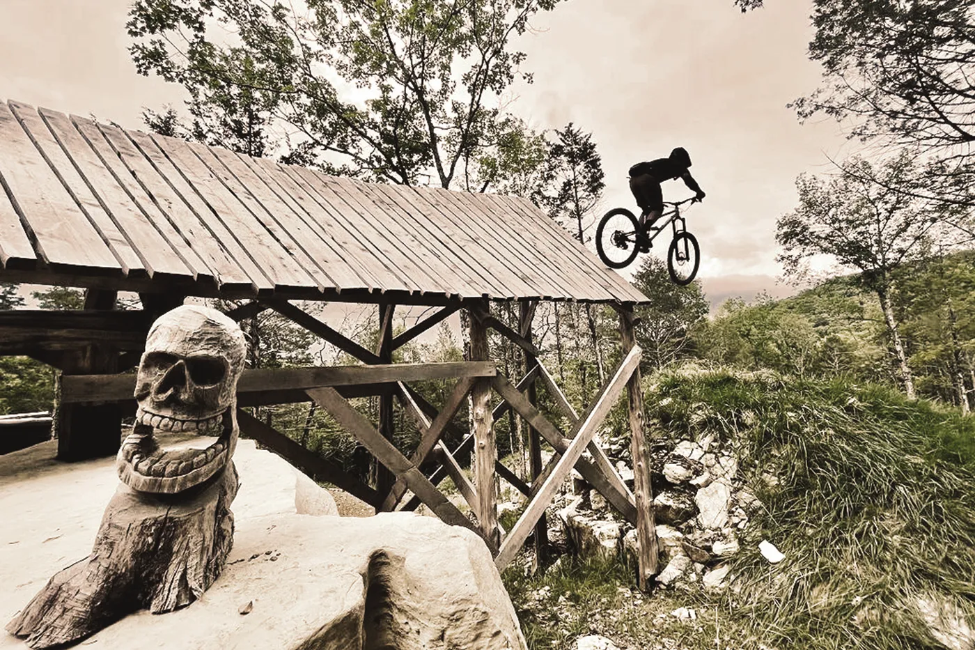 Mountain biking