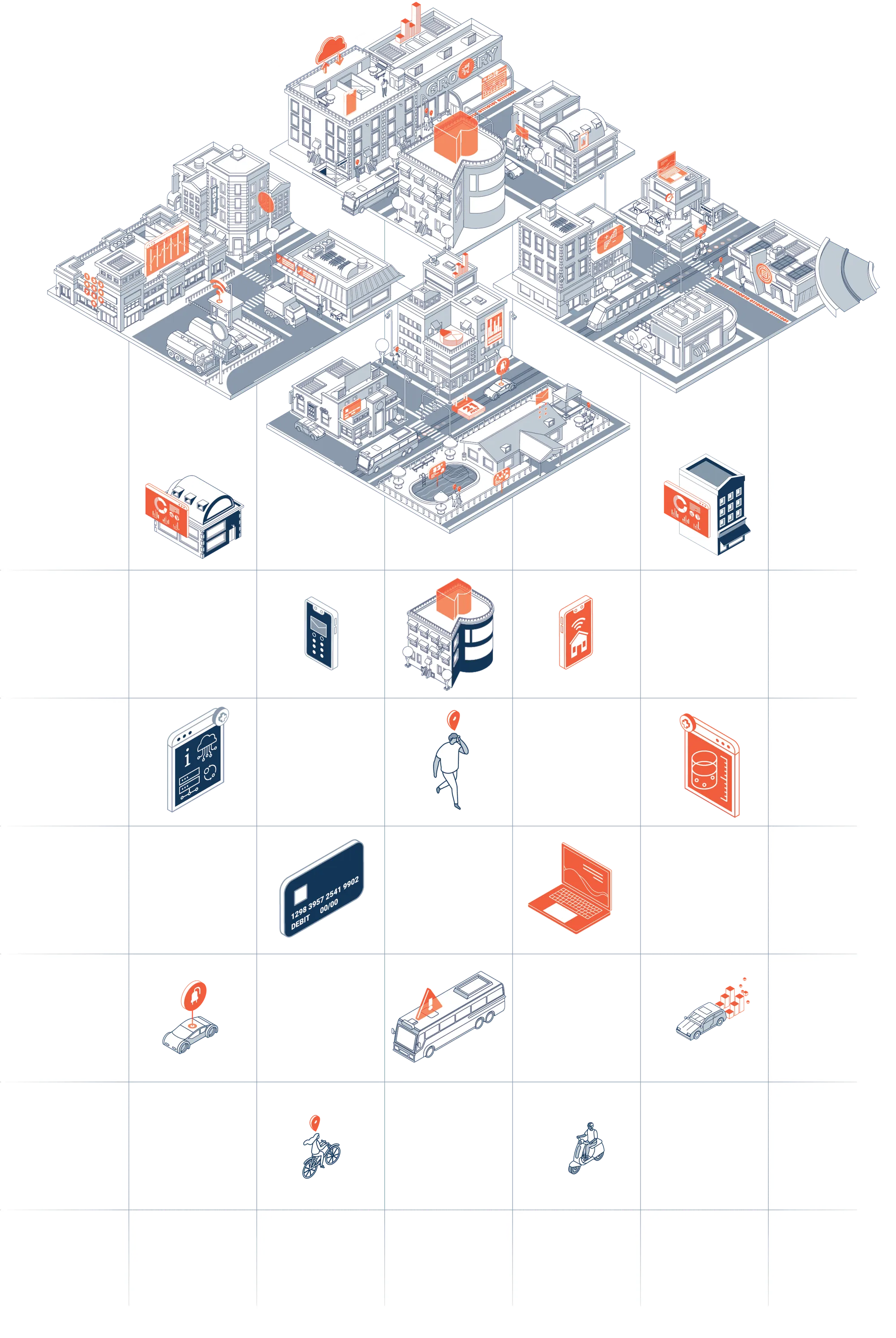 Replica City, broken into its tiles.