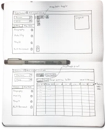 Early sketches